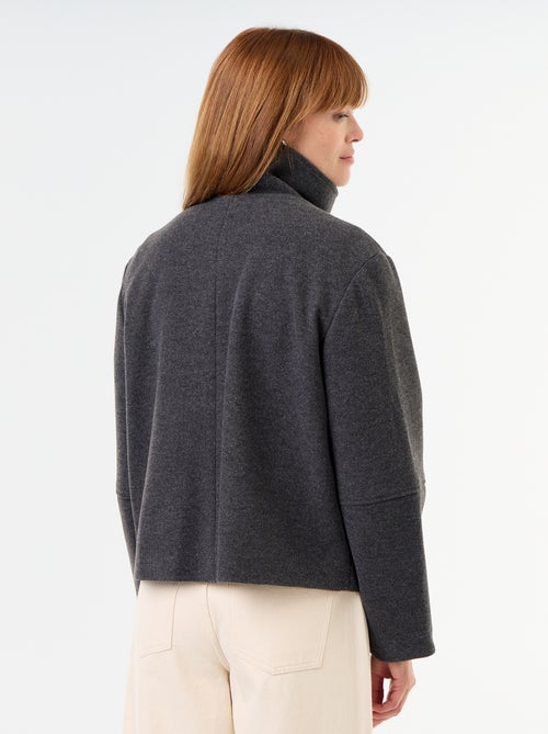 Cappotto corto effetto panno - Kiabi