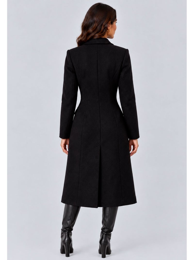 Cappotto doppiopetto, doppio petto kebello Nero Nero - Kiabi