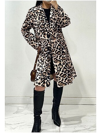 Cappotto dritto abbottonato Kebello