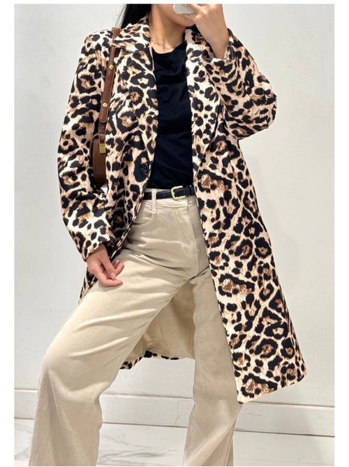 Cappotto dritto abbottonato Kebello - Kiabi