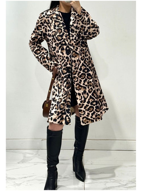 Cappotto dritto abbottonato Kebello - Kiabi