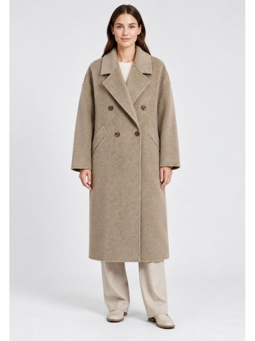 Cappotto dritto abbottonato kebello - Kiabi Cappotto dritto abbottonato kebello - Kiabi