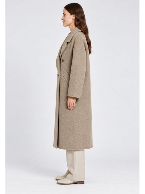 Cappotto dritto abbottonato kebello - Kiabi Cappotto dritto abbottonato kebello - Kiabi