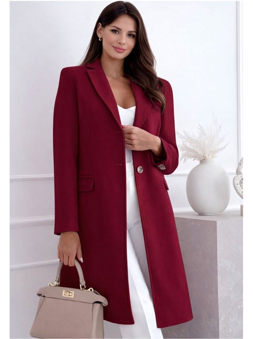 Cappotto dritto abbottonato Kebello - Kiabi