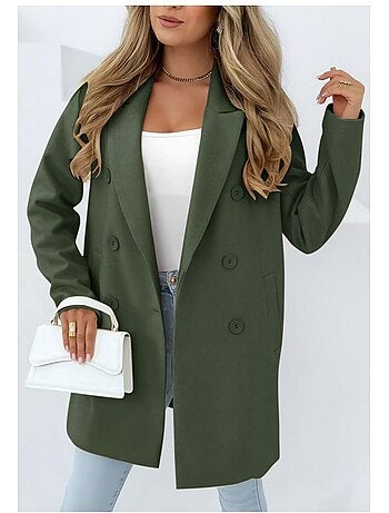 Cappotto dritto abbottonato Kebello