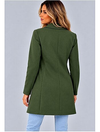 Cappotto dritto abbottonato kebello