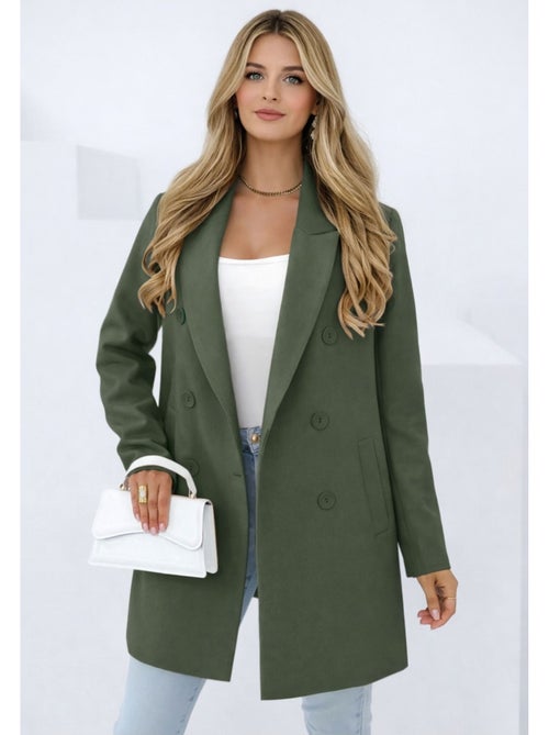 Cappotto dritto abbottonato Kebello - Kiabi
