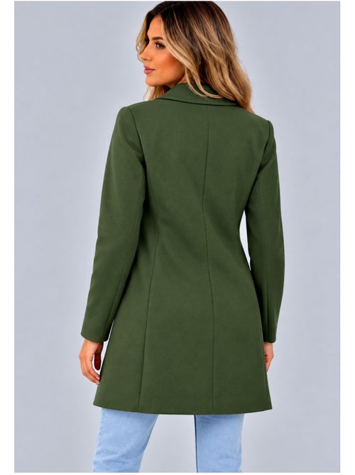 Cappotto dritto abbottonato kebello - Kiabi Cappotto dritto abbottonato kebello - Kiabi