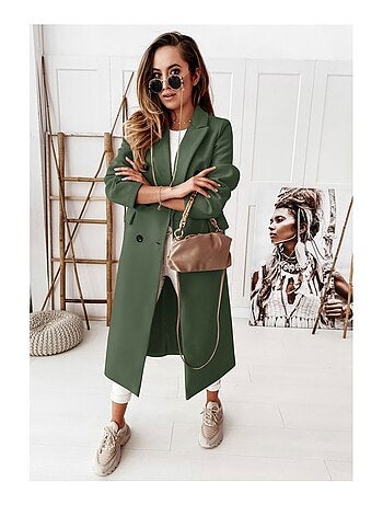 Cappotto dritto abbottonato Kebello