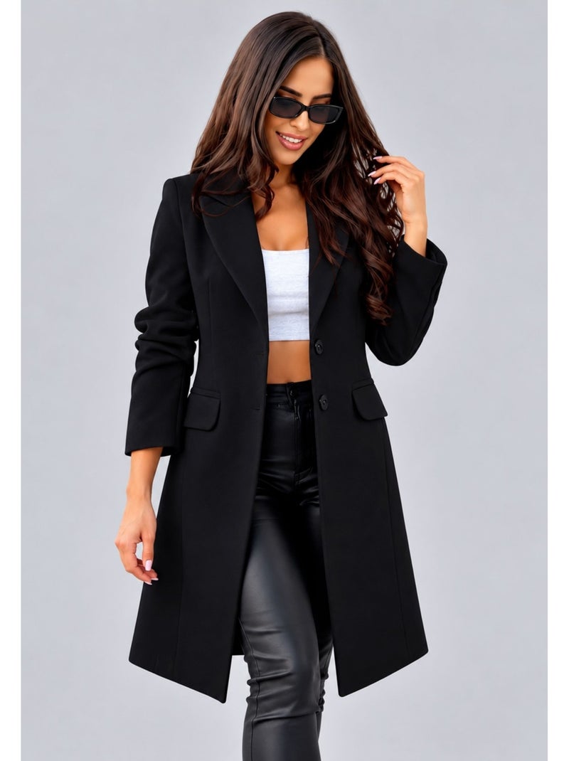 Cappotto dritto abbottonato kebello Grigio - Kiabi
