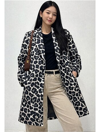 Cappotto dritto abbottonato Kebello