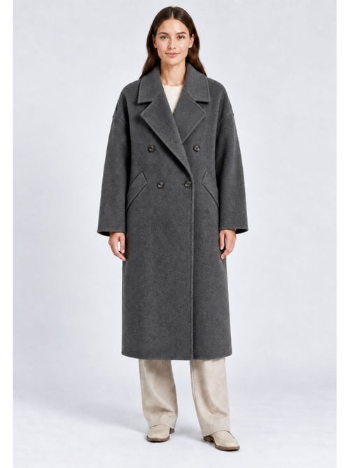 Cappotto dritto abbottonato kebello - Kiabi