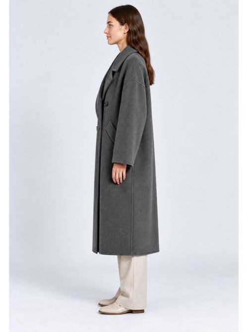 Cappotto dritto abbottonato kebello - Kiabi
