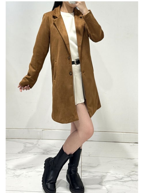 Cappotto dritto abbottonato Kebello - Kiabi