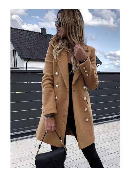 Cappotto dritto abbottonato Kebello - Kiabi