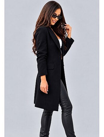 Cappotto dritto abbottonato kebello