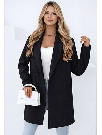 Cappotto dritto abbottonato Kebello
