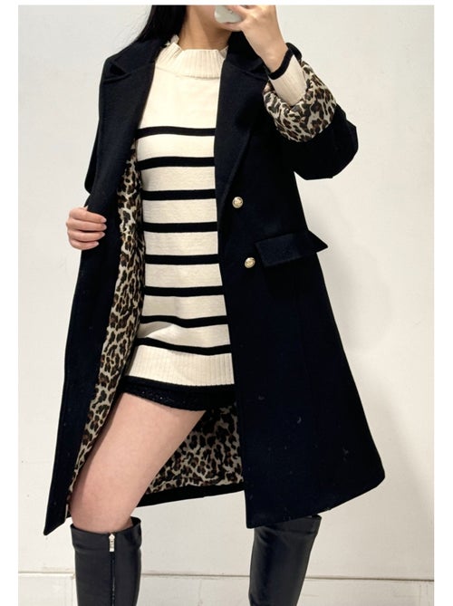 Cappotto dritto abbottonato Kebello - Kiabi