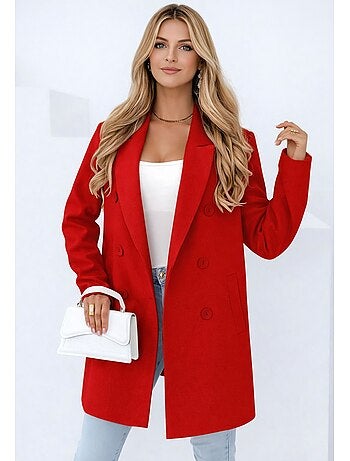 Cappotto dritto abbottonato Kebello