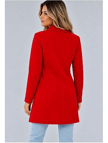 Cappotto dritto abbottonato kebello