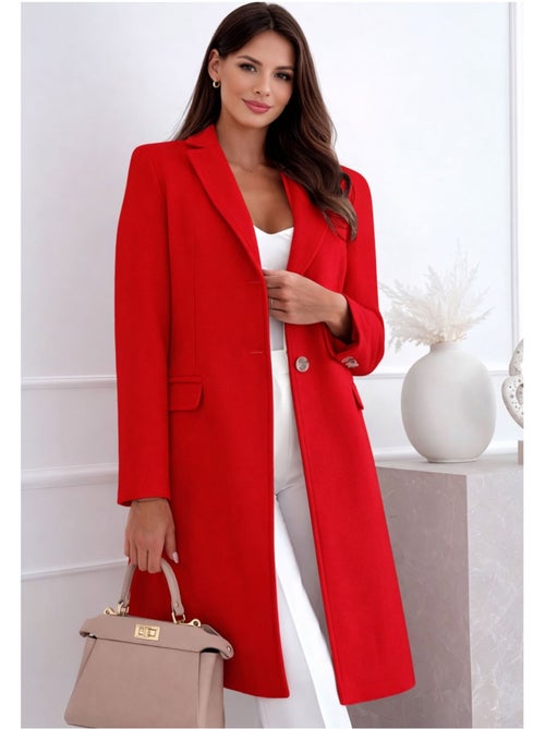 Cappotto dritto abbottonato Kebello - Kiabi