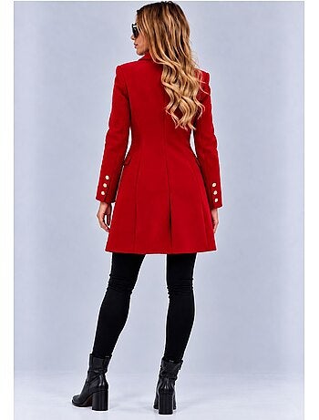 Cappotto dritto abbottonato kebello