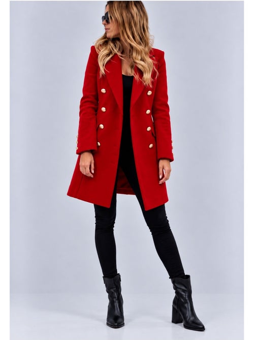 Cappotto dritto abbottonato kebello - Kiabi
