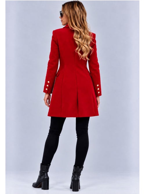 Cappotto dritto abbottonato kebello - Kiabi