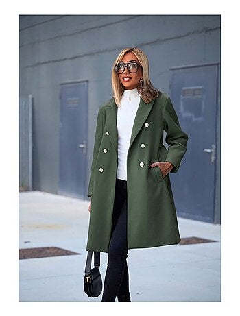 Cappotto dritto abbottonato Kebello