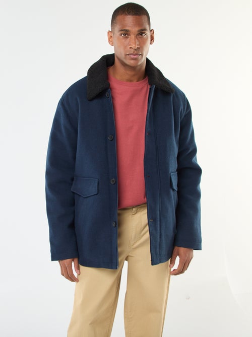 Cappotto effetto lana - Kiabi