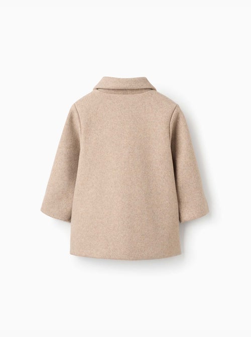 Cappotto effetto lana con fodera b&s - Kiabi Cappotto effetto lana con fodera b&s - Kiabi