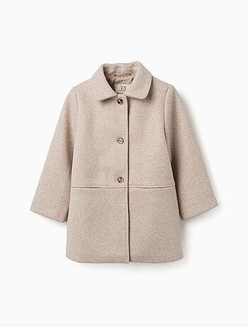 Cappotto effetto lana con fodera b&s
