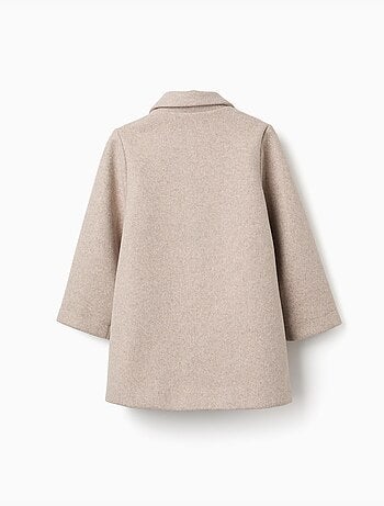 Cappotto effetto lana con fodera b&s