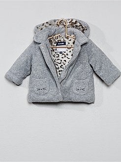 Cappotto effetto lana foderato - Kiabi