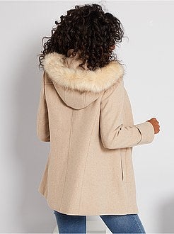Cappotto effetto lana premaman - Kiabi