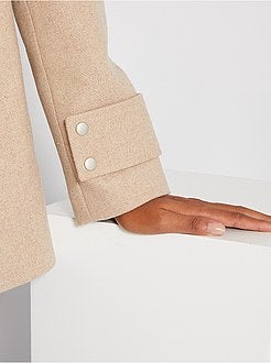 Cappotto effetto lana premaman - Kiabi