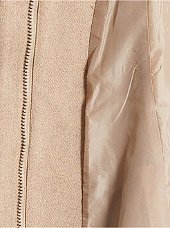 Cappotto effetto lana premaman - Kiabi