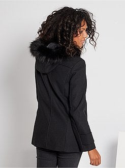 Cappotto effetto lana premaman - Kiabi