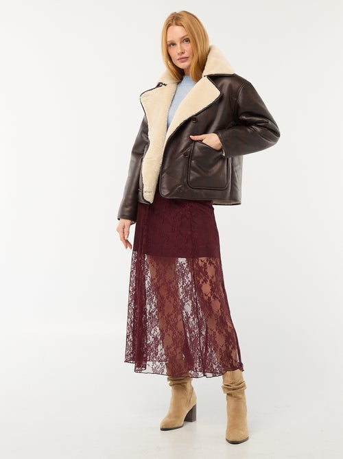 Cappotto foderato stile aviatore - Kiabi