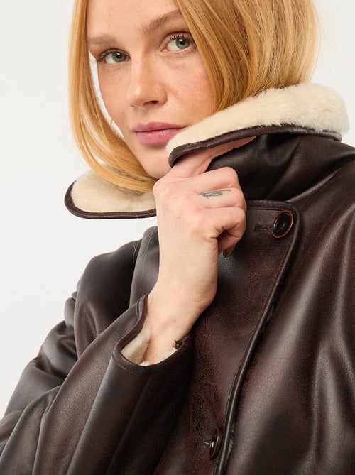 Cappotto foderato stile aviatore - Kiabi