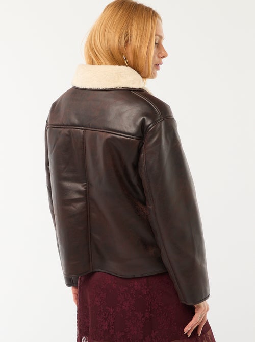 Cappotto foderato stile aviatore - Kiabi