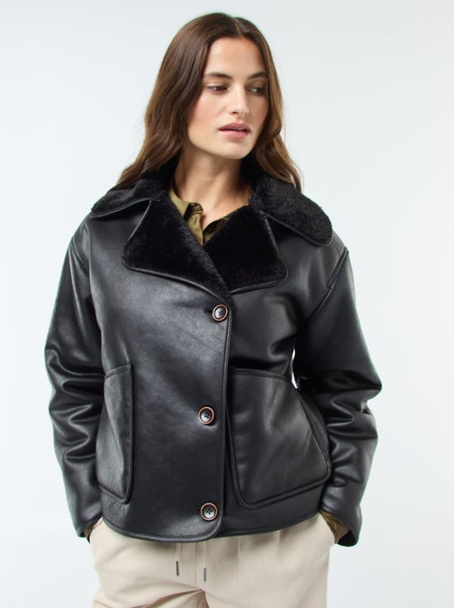 Cappotto foderato stile aviatore - Kiabi