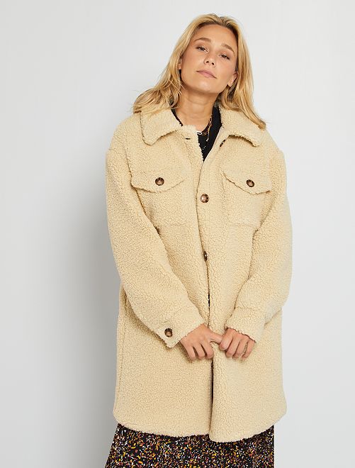 Cappotto giacca bouclette 'JDY'                     BEIGE 
