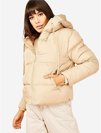 Cappotto imbottito con cappuccio lucci