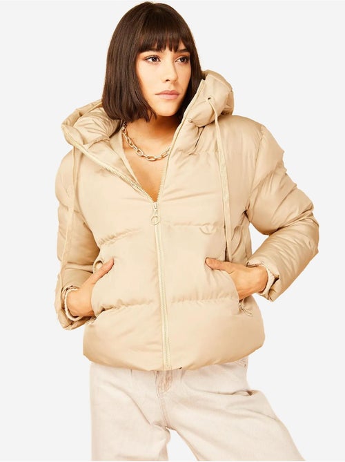 Cappotto imbottito con cappuccio lucci - Kiabi