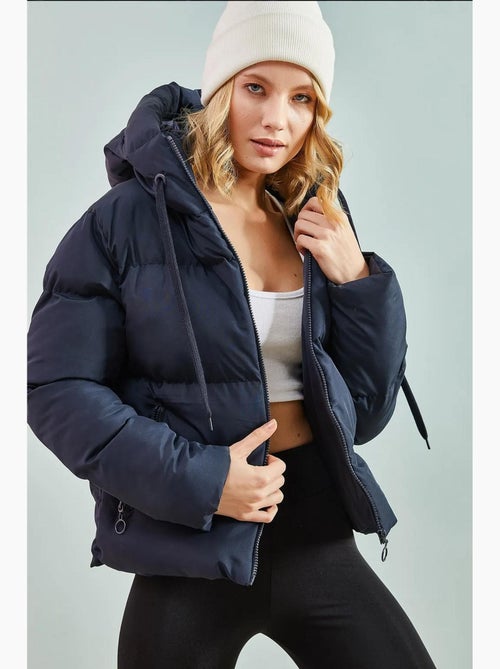 Cappotto imbottito con cappuccio lucci - Kiabi