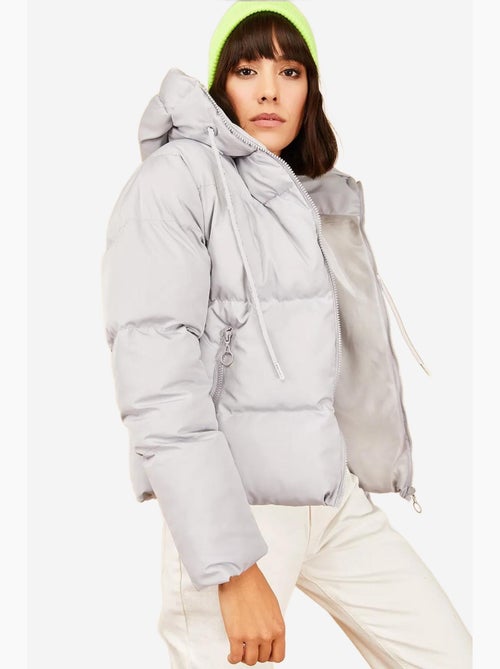 Cappotto imbottito con cappuccio lucci - Kiabi