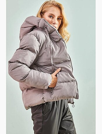 Cappotto imbottito con cappuccio lucci