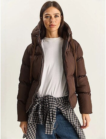 Cappotto imbottito con cappuccio lucci
