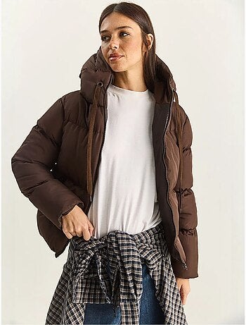 Cappotto imbottito con cappuccio lucci